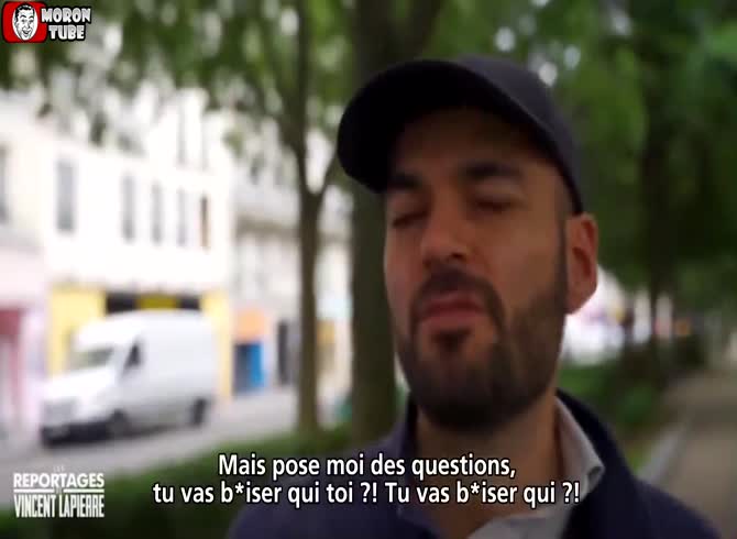 Video :A delinquent threatened Vincent Lapierre on a micro-sidewalk